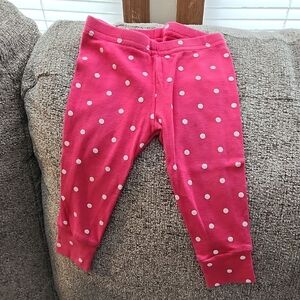 Pink Polka Dot Leggings